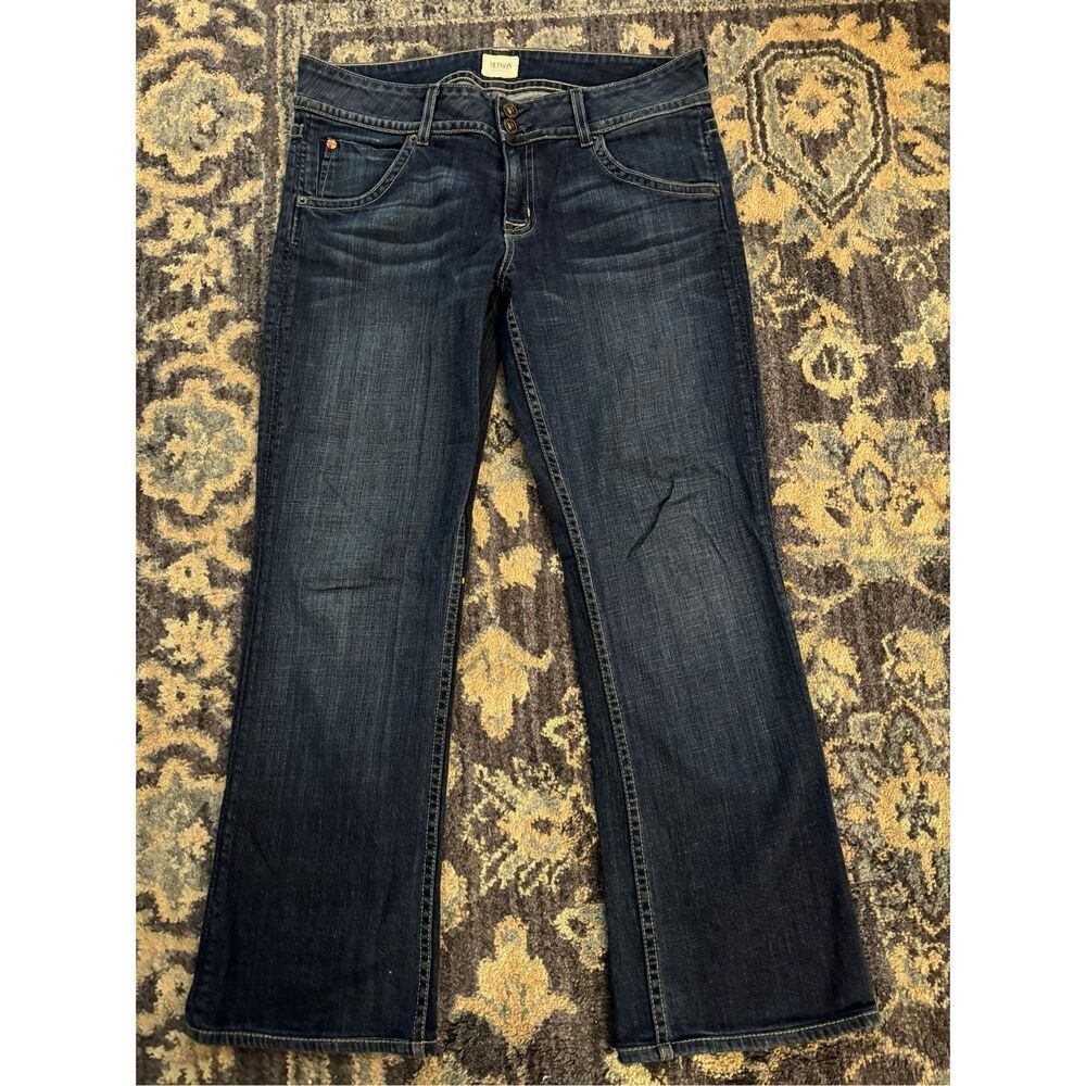 Hudson Women's Bootcut‎ Jeans Size 31 Dark Blue Stretch Denim